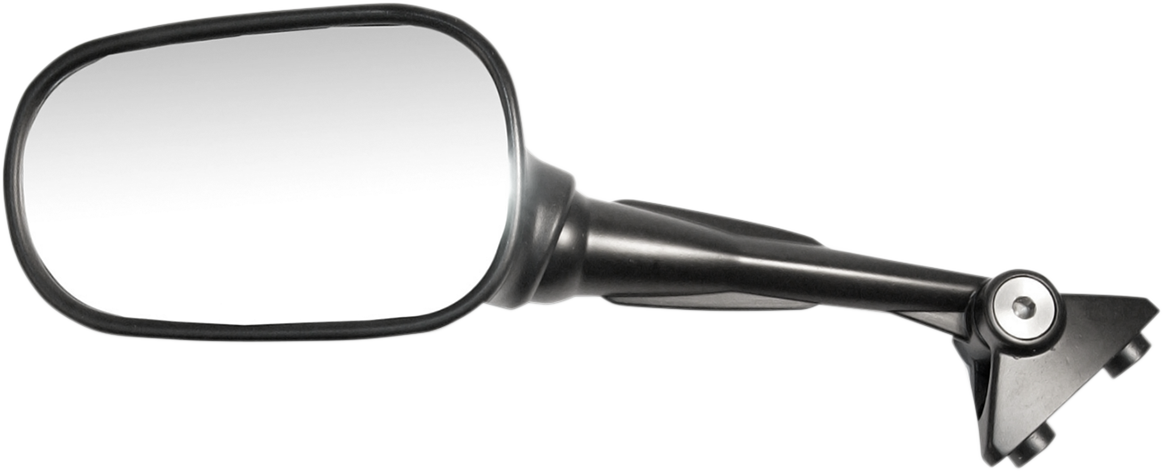 EMGO Mirror - Side View - Oval - Black - Left 20-24722