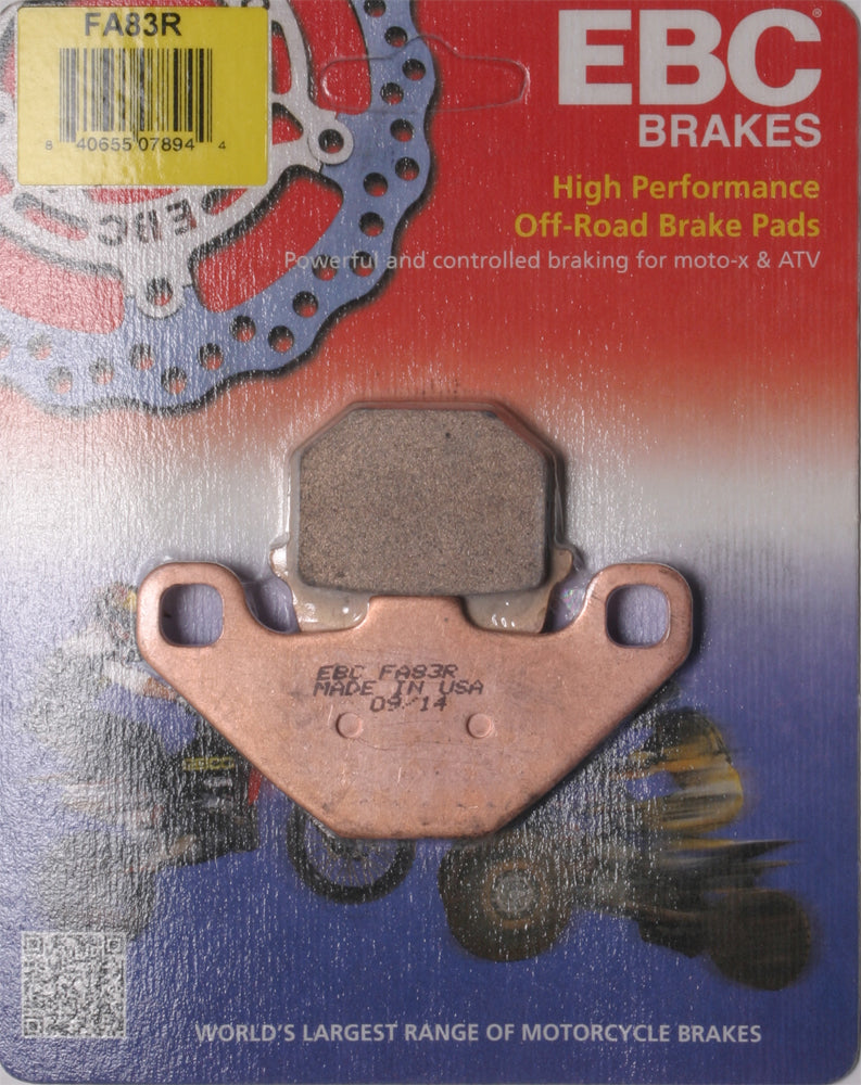 Brake Pads Fa83r Sintered R Series