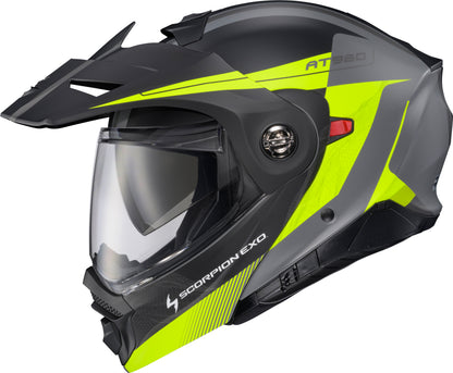 Exo At960 Modular Helmet Topographic 2 Hi Vis/Grey Md