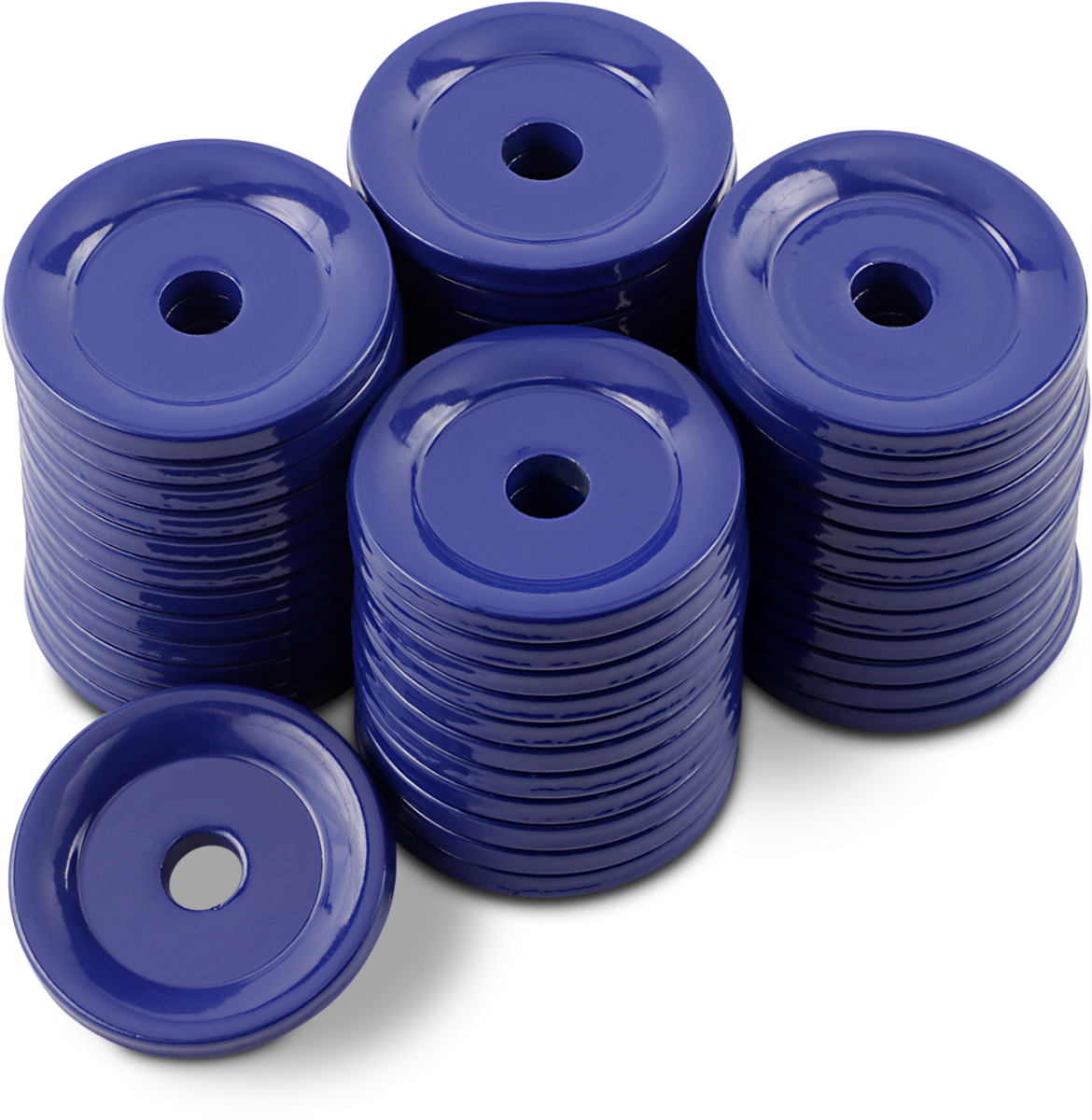 WOODY'S Support Plates - Grand Digger® - Blue - Round - 48 Pack ARG-3795-48
