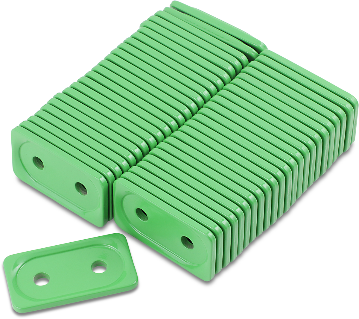 WOODY'S Support Plates - Grand Digger® - Green - Double - 48 Pack ADG-3780-48