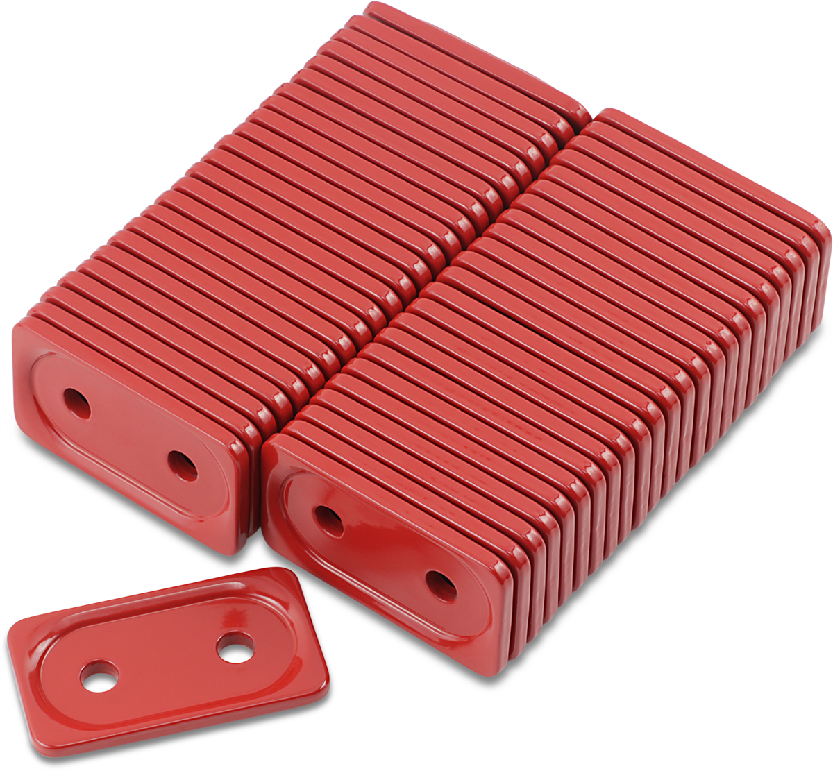WOODY'S Support Plates - Grand Digger® - Red - Double - 48 Pack ADG-3790-48