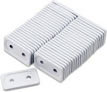 WOODY'S Support Plates - Grand Digger® - White - Double - 48 Pack ADG-3815-48