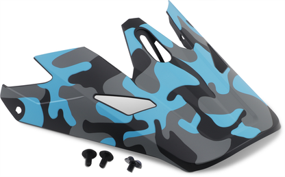 Z1R Rise Visor Kit - Camo - Blue 0132-1336