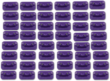 STUD BOY Double Backer Plates - Purple - For 2-Ply - 48 Pack 2522-P2-PUR