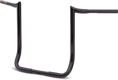 LA CHOPPERS 1-1/4" Prime Ape Bagger Handlebar - 18" - Black LA-7352-18B
