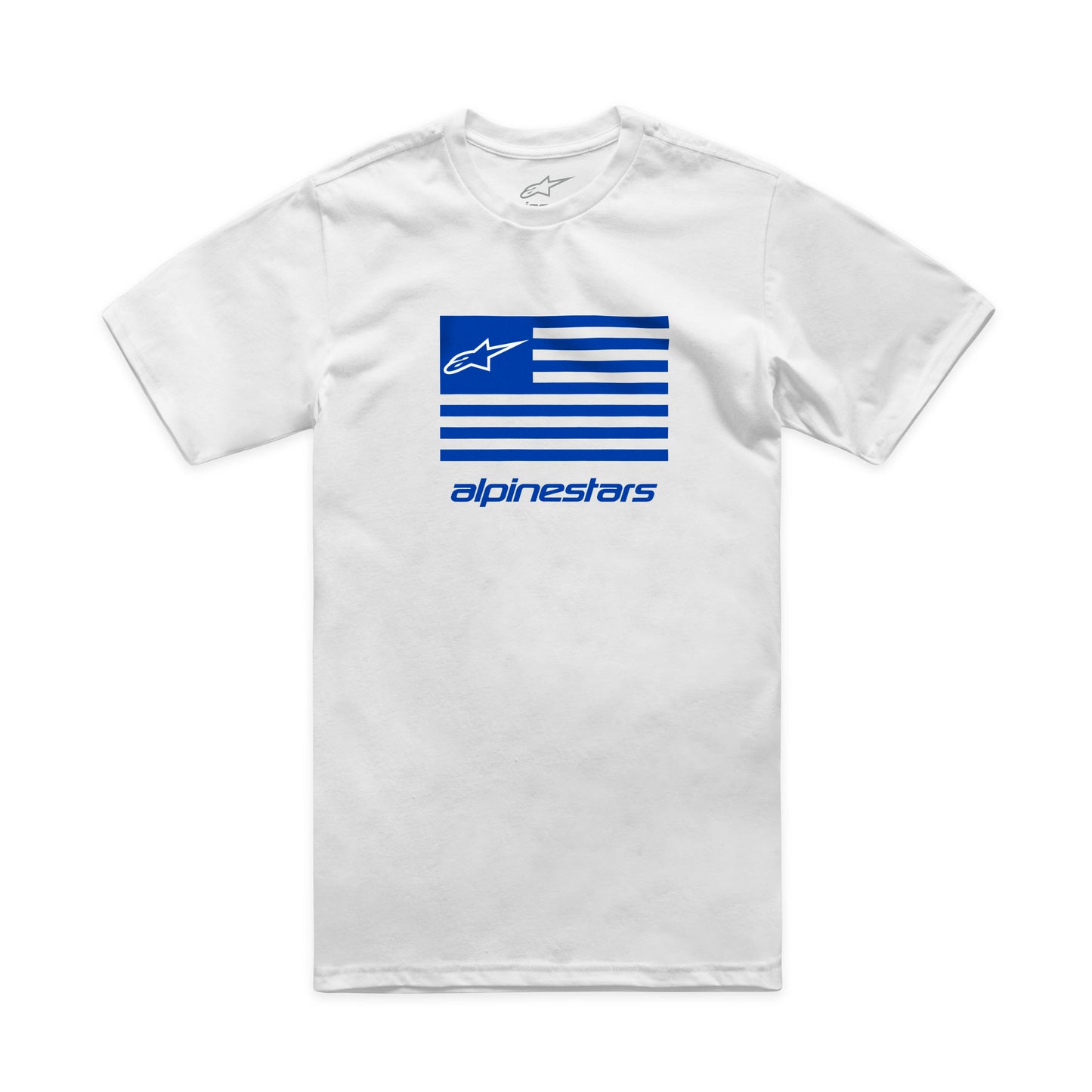 Flag Csf Tee White/Blue Sm