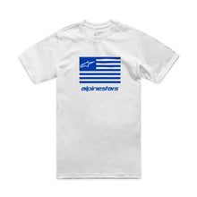 Flag Csf Tee White/Blue Sm