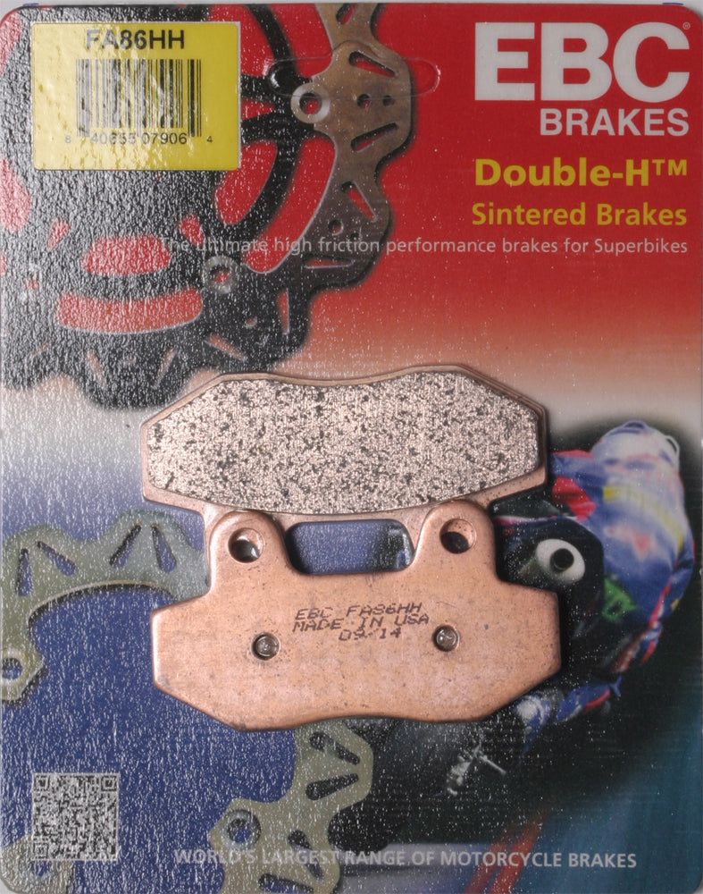 Brake Pads Fa86hh Double H Sintered
