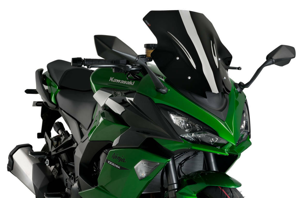 Windscreen Racing Kaw Black