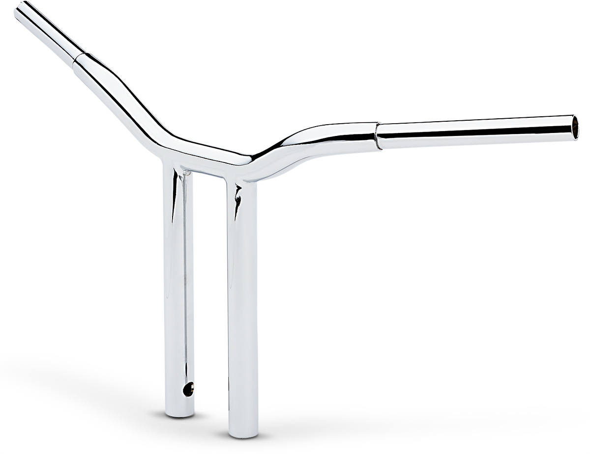 LA CHOPPERS Kage Fighter Welded Straight-Riser Handlebar - One Piece - 14" - Chrome LA-7337-14
