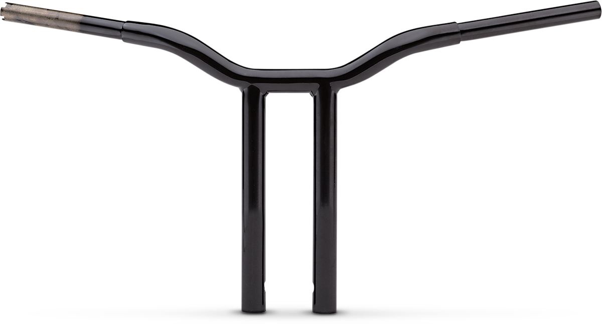 LA CHOPPERS Kage Fighter Welded Straight-Riser Handlebar - One Piece - 14" - Black LA-7337-14B