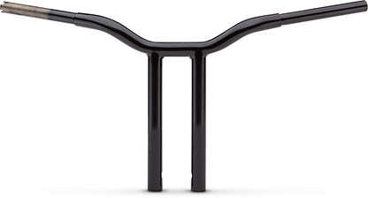 LA CHOPPERS Kage Fighter Welded Straight-Riser Handlebar - One Piece - 14" - Black LA-7337-14B