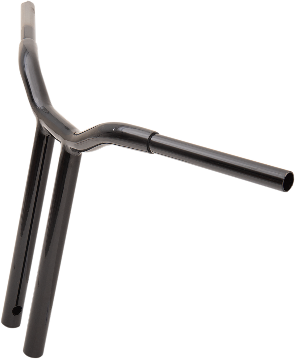 LA CHOPPERS Kage Fighter Welded Straight-Riser Handlebar - One Piece - 16" - Black LA-7337-16B