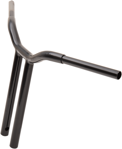 LA CHOPPERS Kage Fighter Welded Straight-Riser Handlebar - One Piece - 16" - Black LA-7337-16B