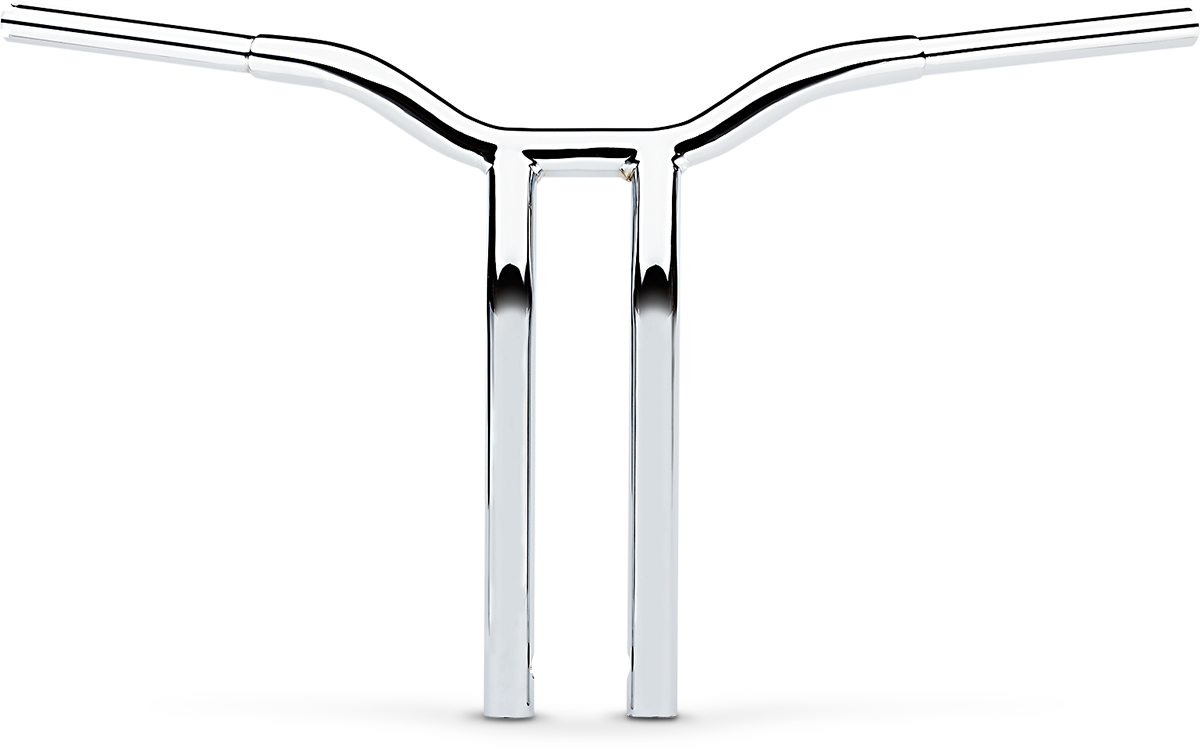 LA CHOPPERS Kage Fighter Welded Bent-Riser Handlebar - One Piece - 16" - Chrome LA-7338-16