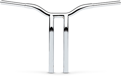 LA CHOPPERS Kage Fighter Welded Bent-Riser Handlebar - One Piece - 16" - Chrome LA-7338-16
