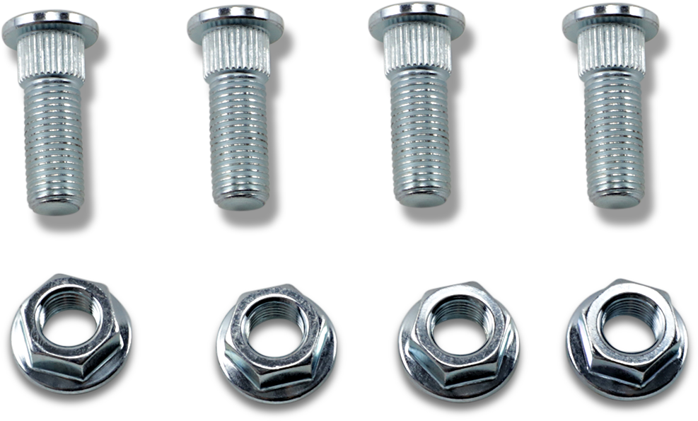 MOOSE OFFROAD Wheel Stud/Nut Kit - Front/Rear - Polaris LSV/Ranger 85-1103