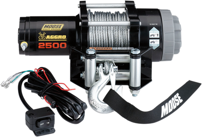 MOOSE OFFROAD 2500 lb Winch - Wire Rope - 50' 104306