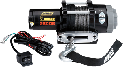 MOOSE OFFROAD 2500 lb Winch - Synthetic Rope - 50' 104307