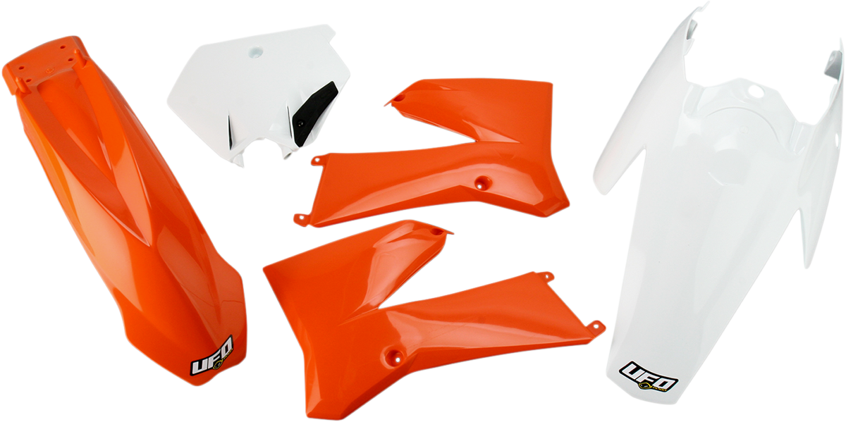 UFO Replacement Body Kit - '11/'12 OEM Orange/White - KTM - SX '06-'12 KTKIT508-999