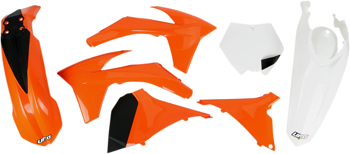 UFO Replacement Body Kit - OEM Orange/White/Black - KTM - SX '11-'12 KTKIT510-999