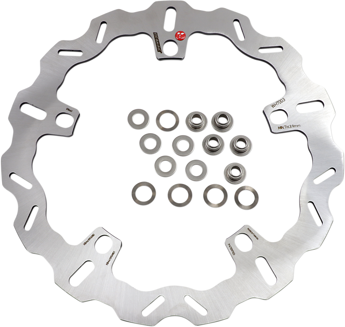 BRAKING Brake Rotor - Front - WH7003 WH7003