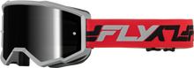 Youth Zone Goggle Red/Grey W/ Black Mirror/Smoke Lens