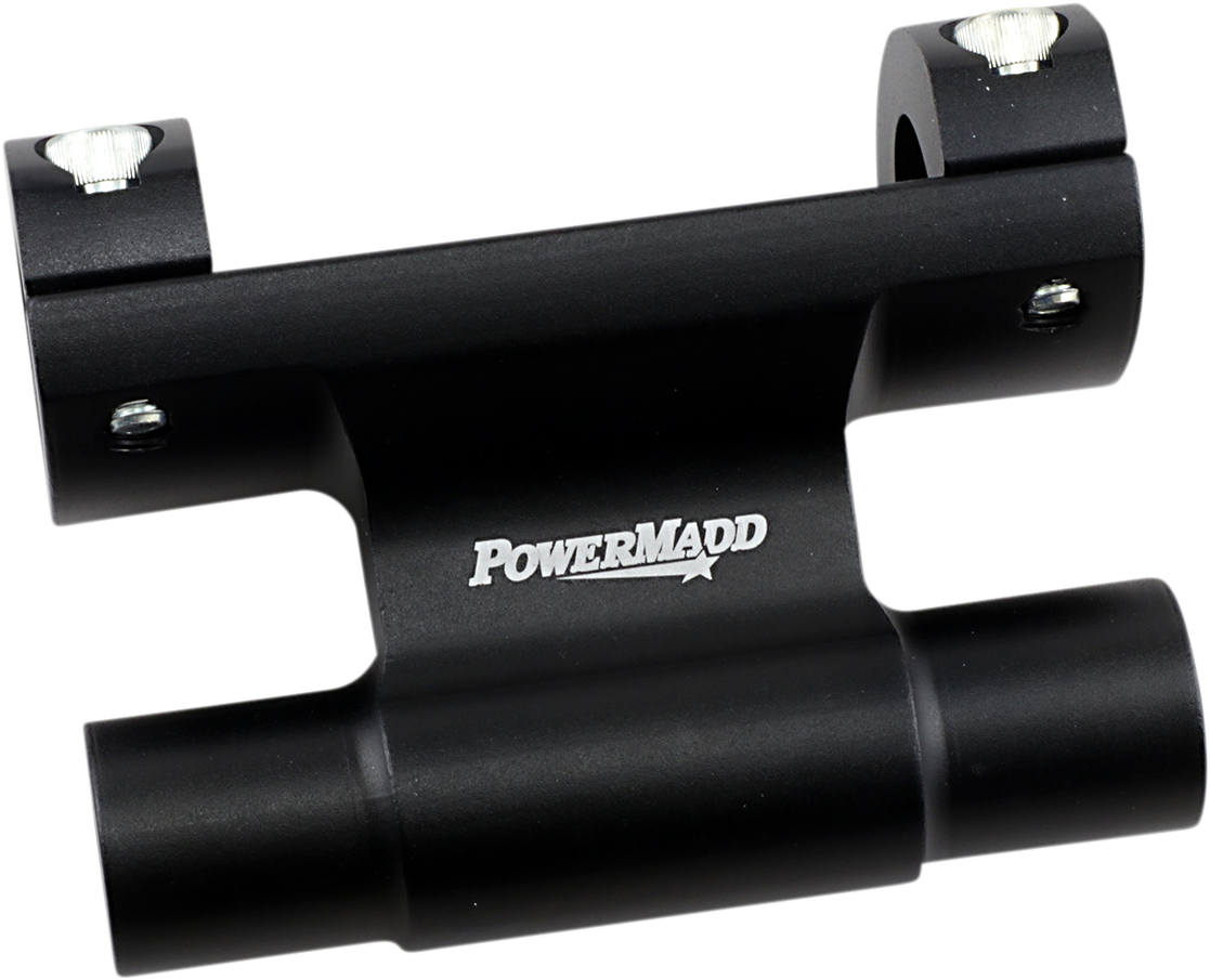 POWERMADD Powerriser 475 Pivoting Handlebar Risers - 2-1/4" x 4-3/4" - Oversized Handlebars 45440