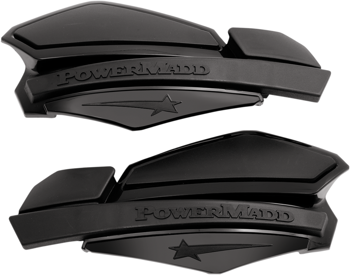 POWERMADD Star Series Handguards - Black/Black 34210