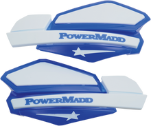 POWERMADD Star Series Handguards - Blue/White 34221