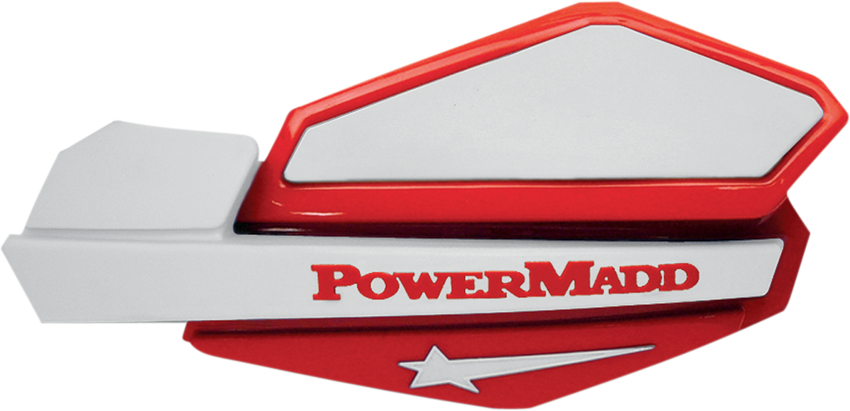 POWERMADD Star Series Handguards - Red/White 34222
