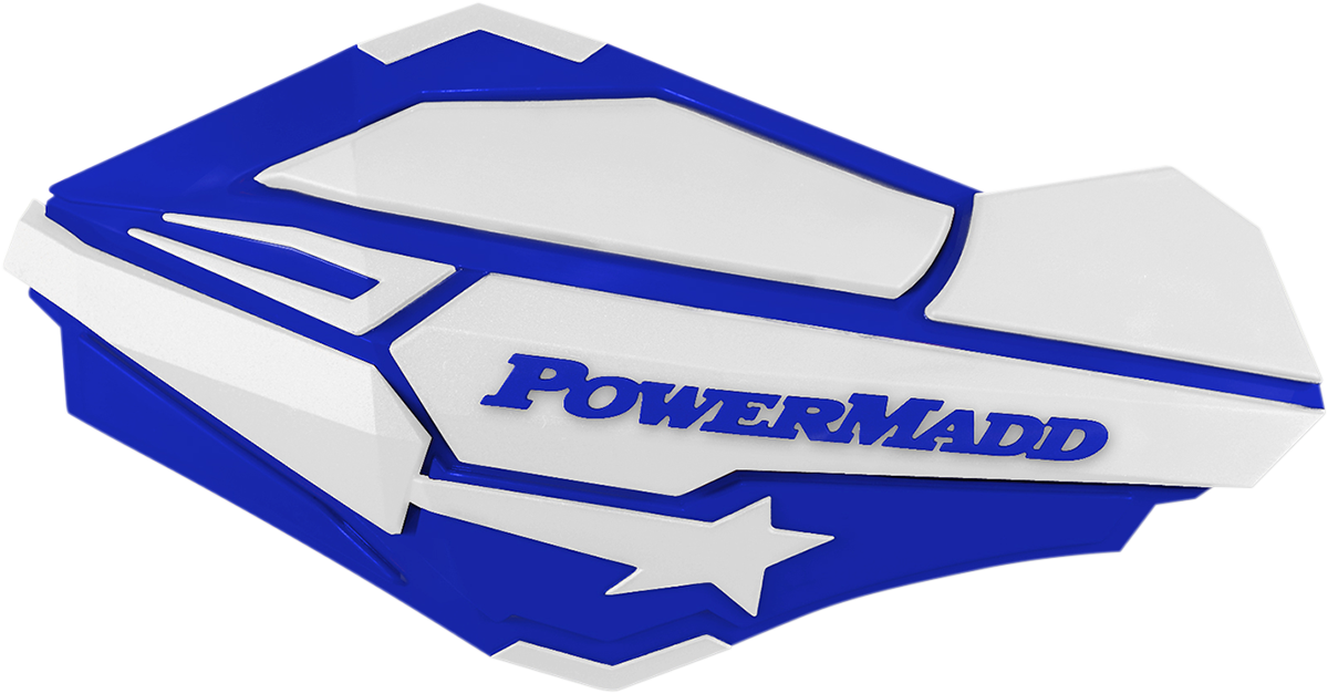 POWERMADD Sentinel Handguards - Blue/White 34421