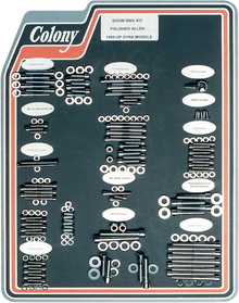 COLONY Bolt Kit - Complete/Motor - Socket-Head - '99-'05 Dyna 1000P