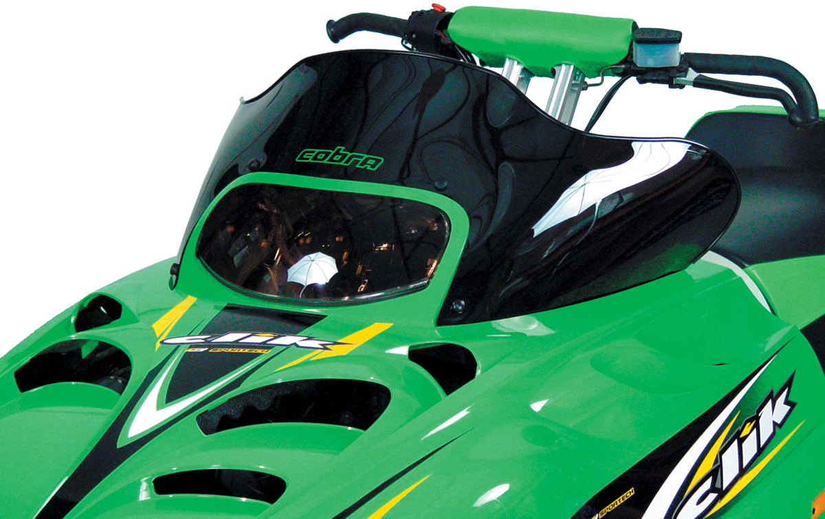 POWERMADD Windshield - 10-1/4" - Black - Arctic Cat 12323