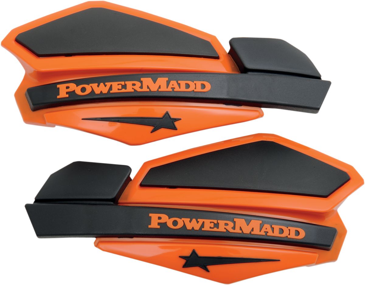 POWERMADD Star Series Handguards - Orange/Black 34205