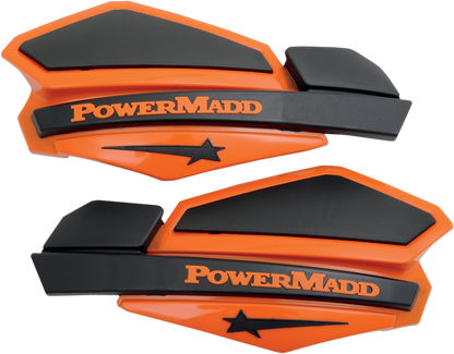 POWERMADD Star Series Handguards - Orange/Black 34205