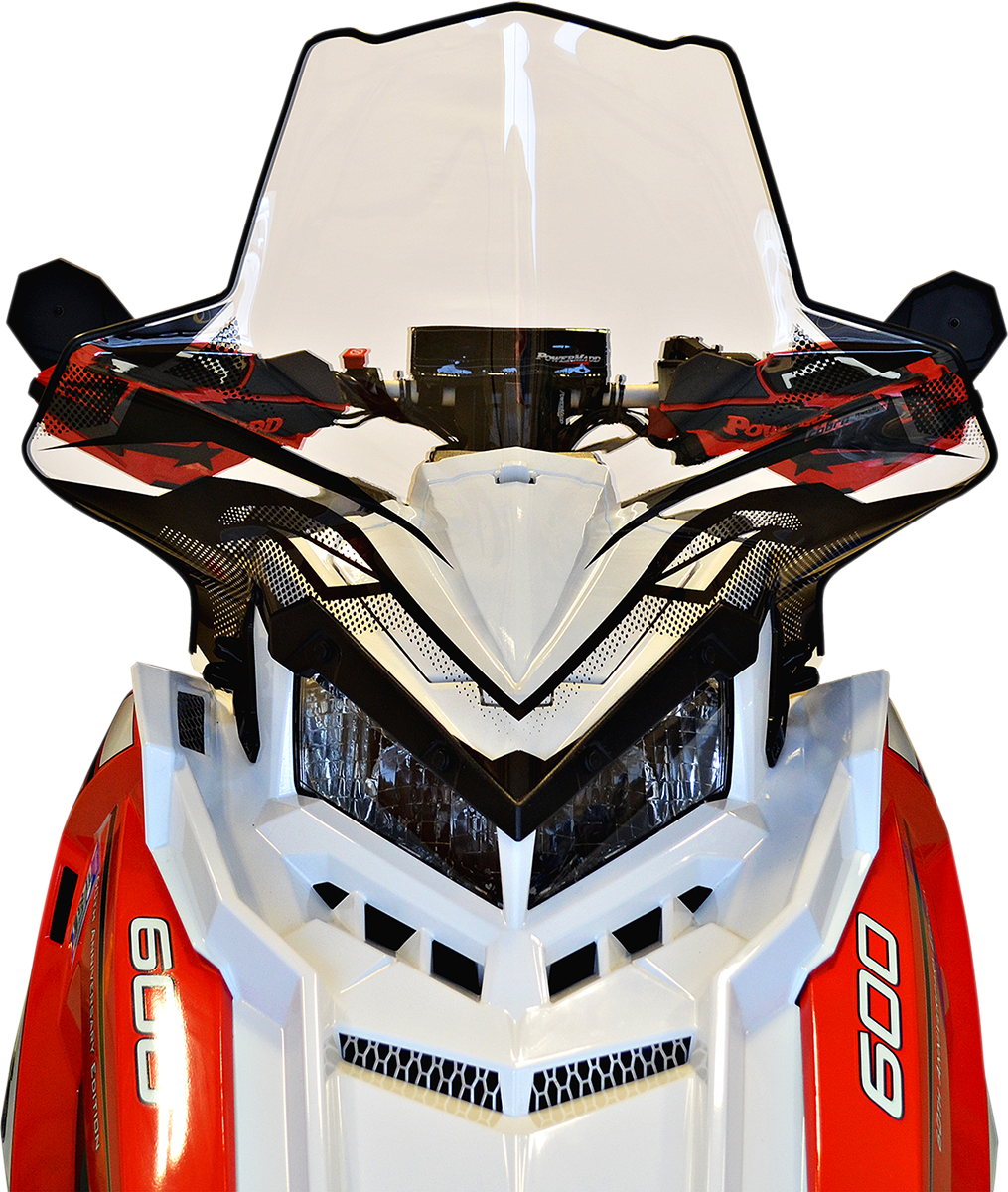 POWERMADD Windshield - Tall - 20.5" - Polaris 11640