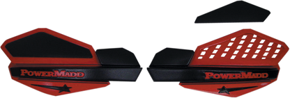 POWERMADD Star Series Handguards - Red/Black 34202