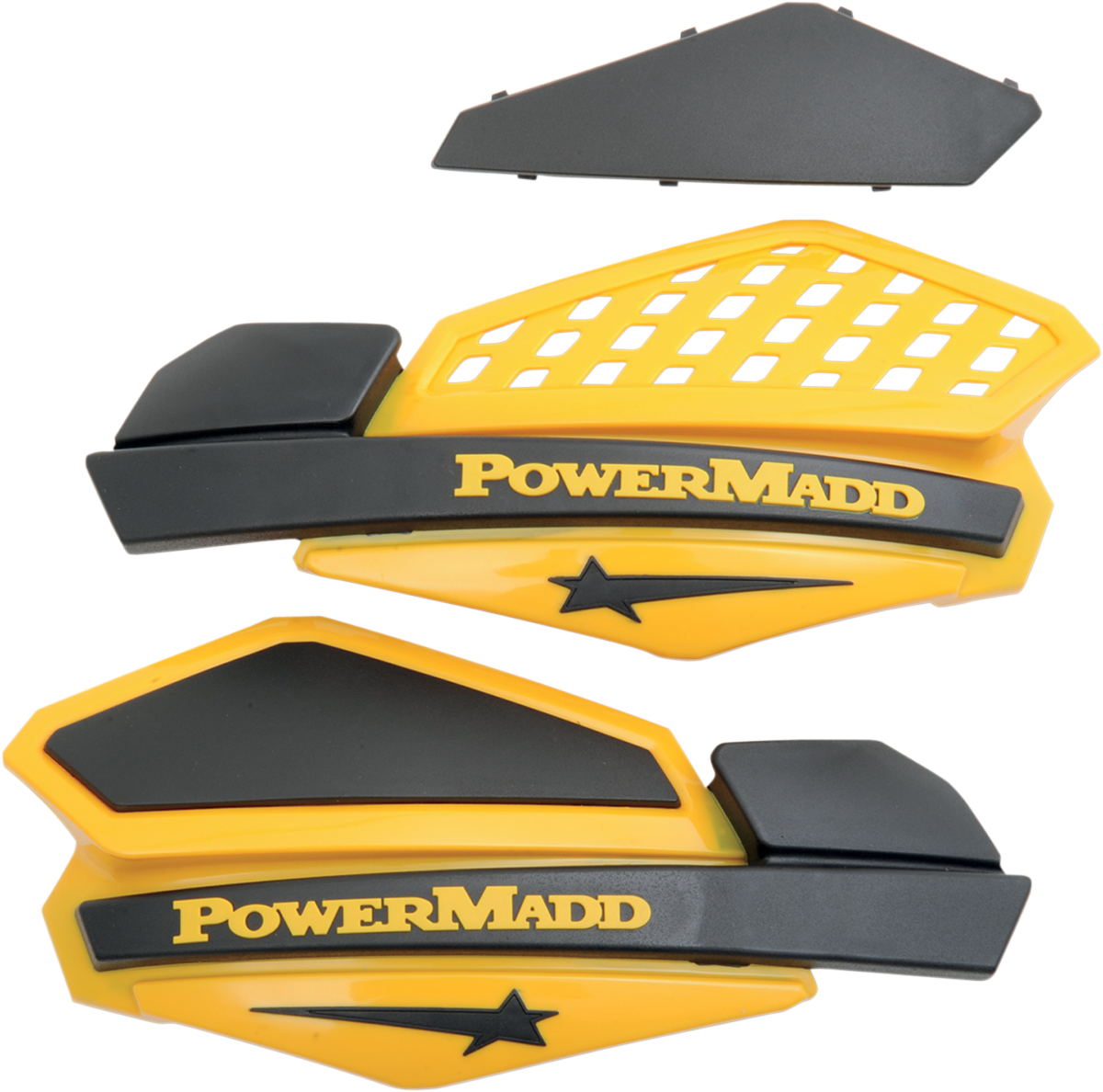POWERMADD Star Series Handguards - Yellow/Black 34201