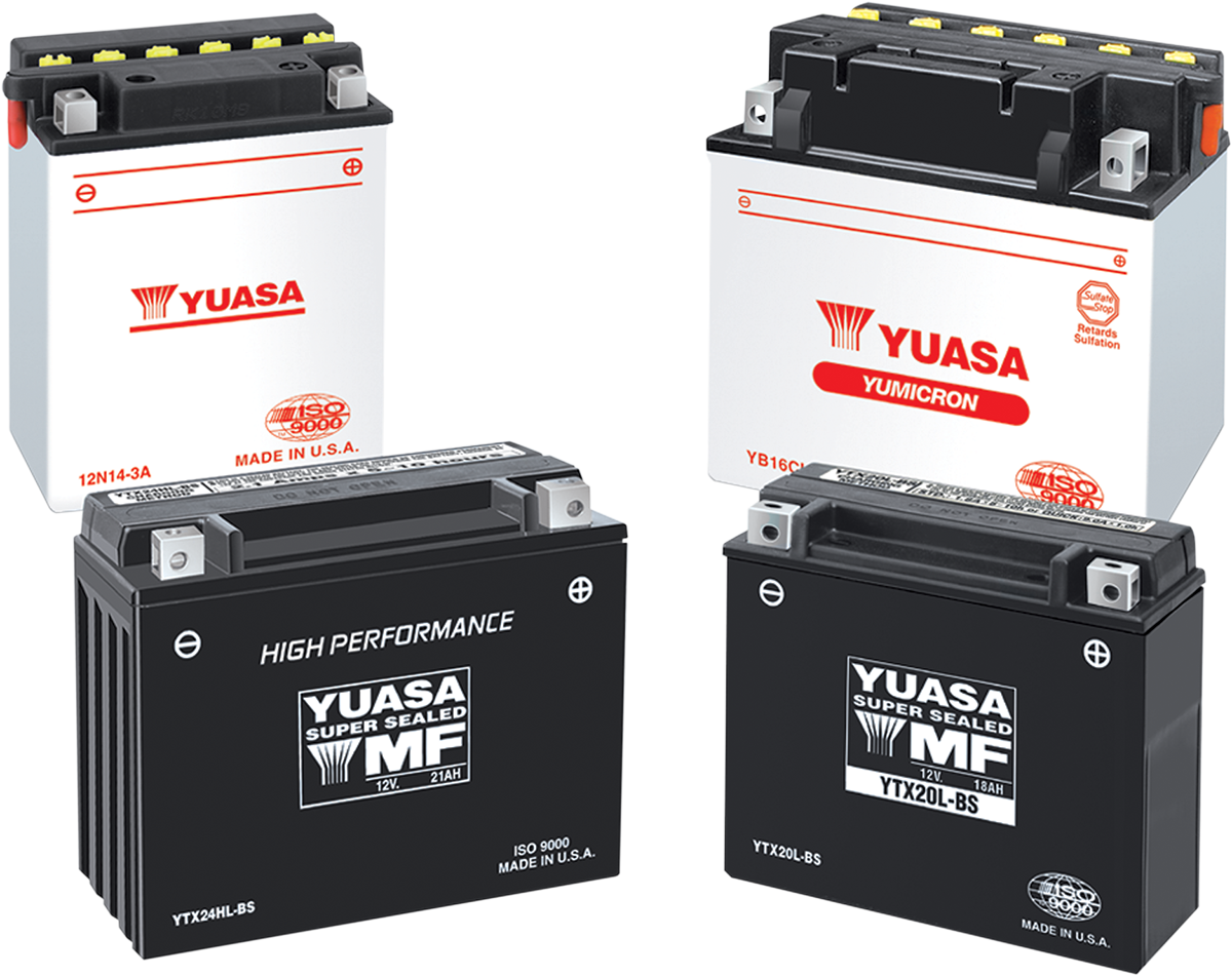 YUASA AGM Battery - YTX20L YUAM420BS
