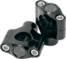 RSD Handlebar Risers for 1" Handlebars - 1-1/2" - Black 0208-2030-B