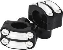 RSD Nostalgia Handlebar Risers - Four-Bolt - 1-1/2" - Contrast Cut 0208-2050-BM
