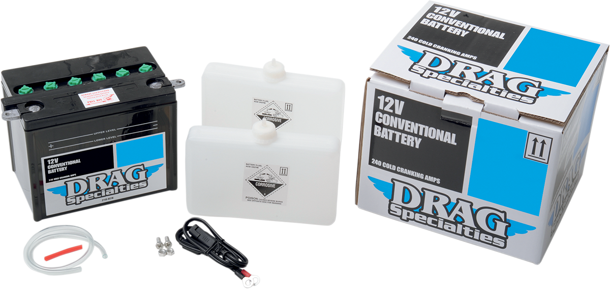 DRAG SPECIALTIES Battery Kit - CHD4-12 DHD4-12FP