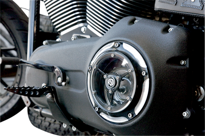 RSD Clarity Derby Cover - Contrast Cut™ - Big Twin 0177-2007-BM