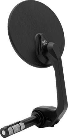 GILLES TOOLING Mirror - MOON - Side View - Round - Black - Right/Left - Each M04-01-BD