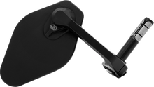 GILLES TOOLING Mirror - STRATOS - Side View - Diamond - Black - Right/Left - Each M03-01-BD