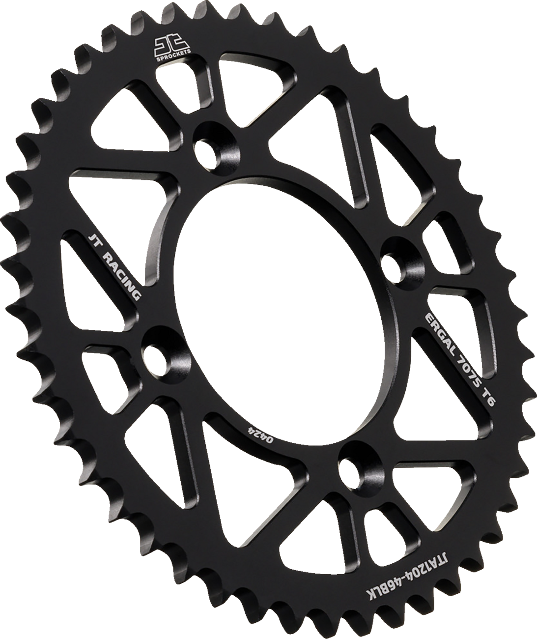 JT SPROCKETS Rear Sprocket - Aluminum - 46 Tooth - Black - CRF 125F JTA1204.46BLK