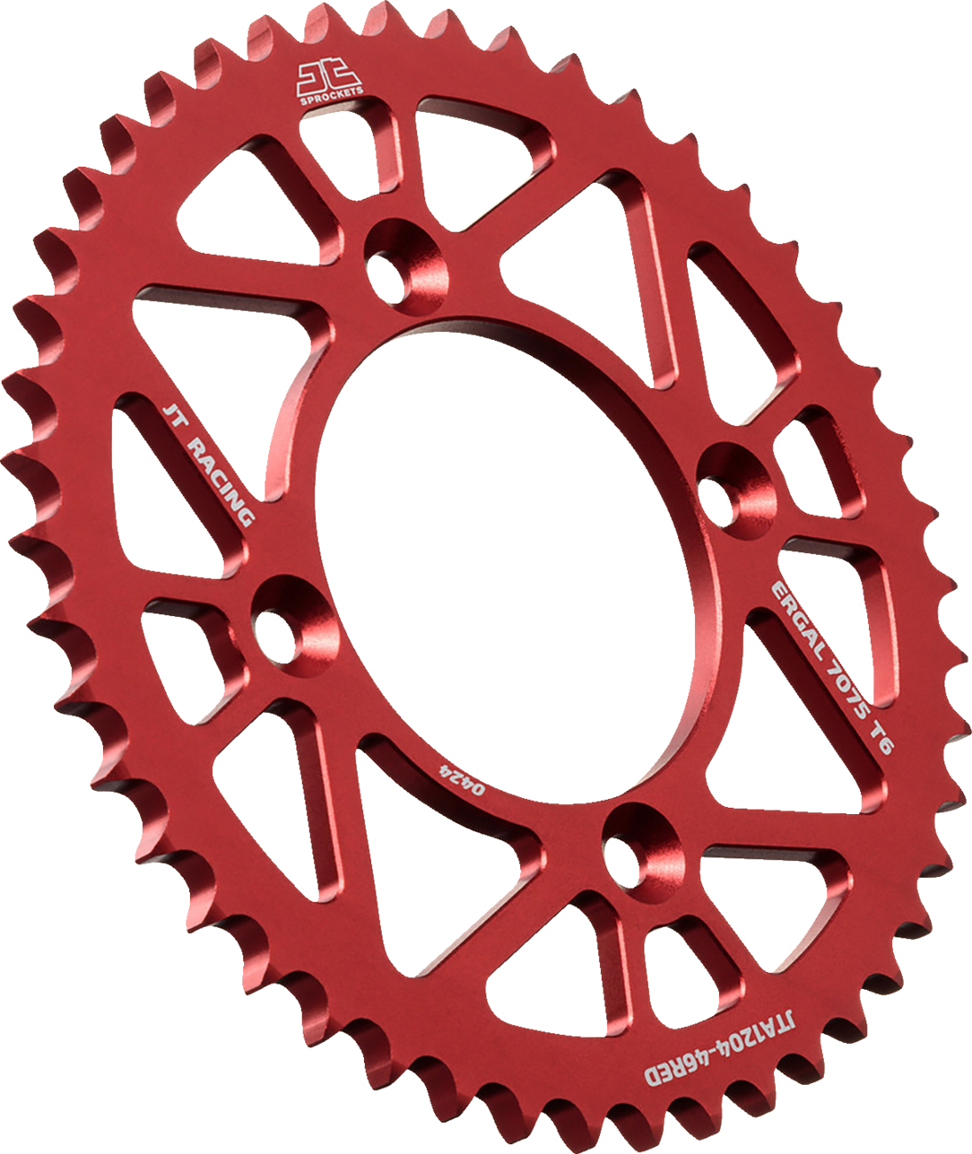 JT SPROCKETS Rear Sprocket - Aluminum - 46 Tooth - Red - CRF 125F JTA1204.46RED