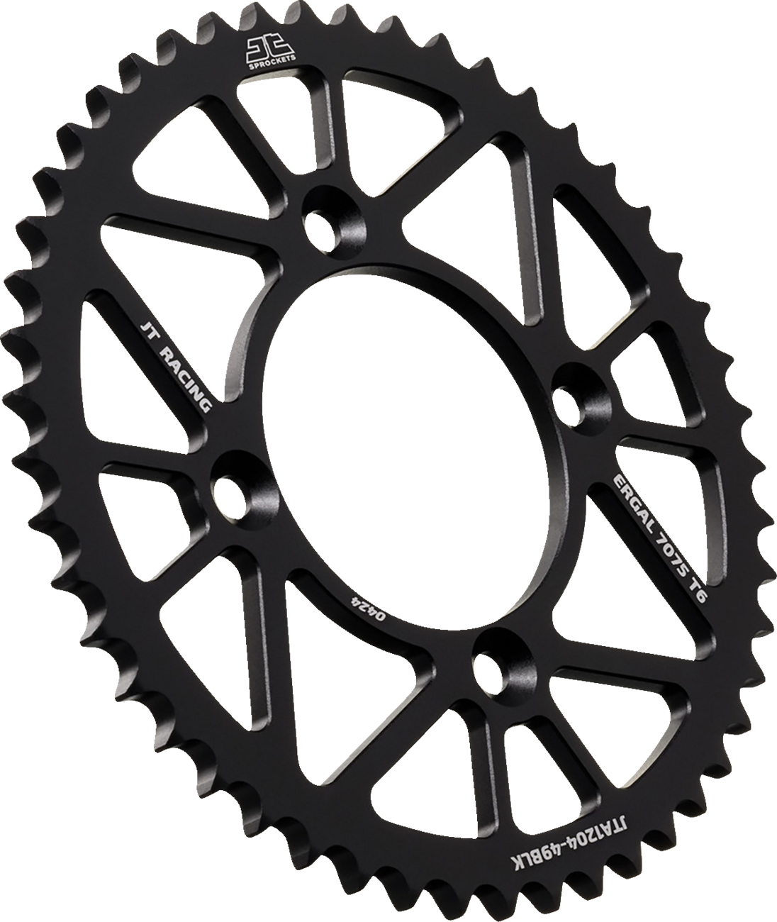 JT SPROCKETS Rear Sprocket - Aluminum - 49 Tooth - Black - CRF 125FB JTA1204.49BLK